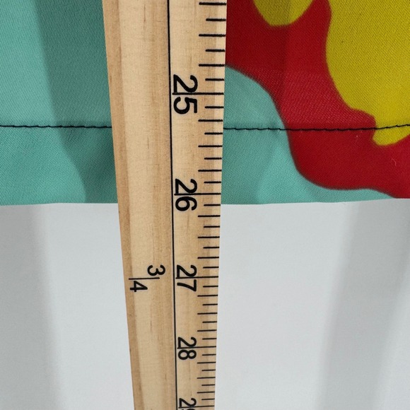 CHICOS Floral Print Kimono Style Top Women L XL Navy Blue Red Yellow Mint Green - Picture 4 of 6